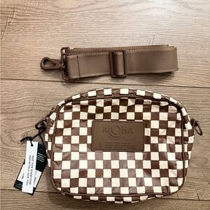 ALOHA Collection Brown and Cream Bag
